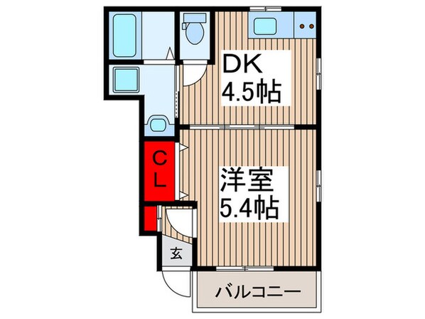 カナリーヒルズの物件間取画像